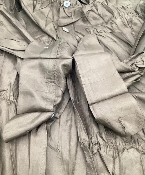 ISSEY MIYAKE（イッセイミヤケ）ISSEY MIYAKE (イッセイミヤケ) 長袖シャツ ブラウン サイズ:Mの古着・服飾アイテム