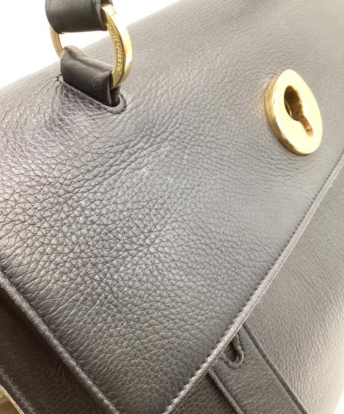 Saint Laurent Paris（サンローランパリ）Saint Laurent Paris (サンローランパリ) ハンドバッグ ブラック×ベージュの古着・服飾アイテム