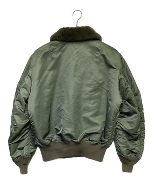 ALPHA（アルファ）ALPHA (アルファ) B-15D VINTAGE MODEL（CORE SPEC）フライトジャケット カーキ サイズ:Lの古着・服飾アイテム