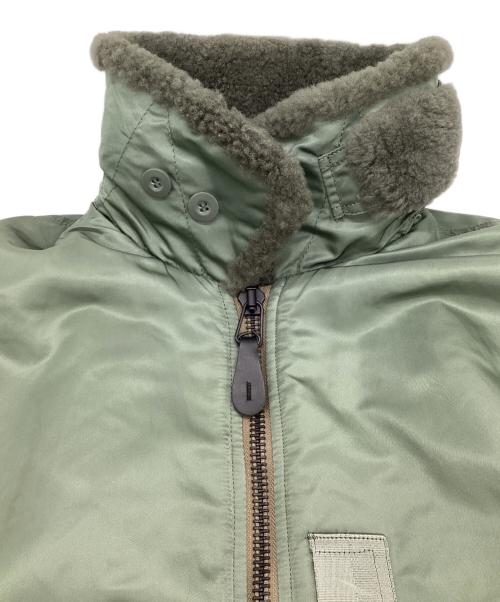 ALPHA（アルファ）ALPHA (アルファ) B-15D VINTAGE MODEL（CORE SPEC）フライトジャケット カーキ サイズ:Lの古着・服飾アイテム