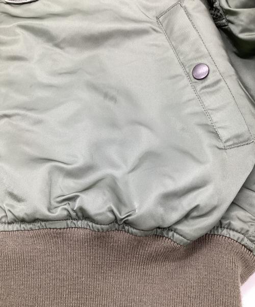 ALPHA（アルファ）ALPHA (アルファ) B-15D VINTAGE MODEL（CORE SPEC）フライトジャケット カーキ サイズ:Lの古着・服飾アイテム