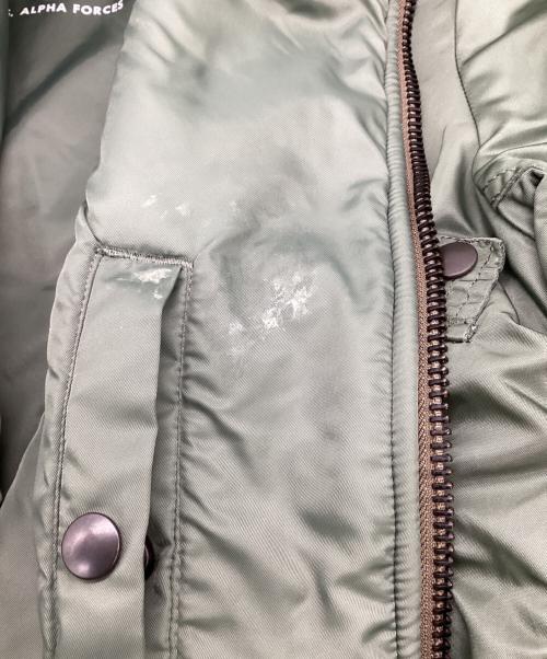 ALPHA（アルファ）ALPHA (アルファ) B-15D VINTAGE MODEL（CORE SPEC）フライトジャケット カーキ サイズ:Lの古着・服飾アイテム