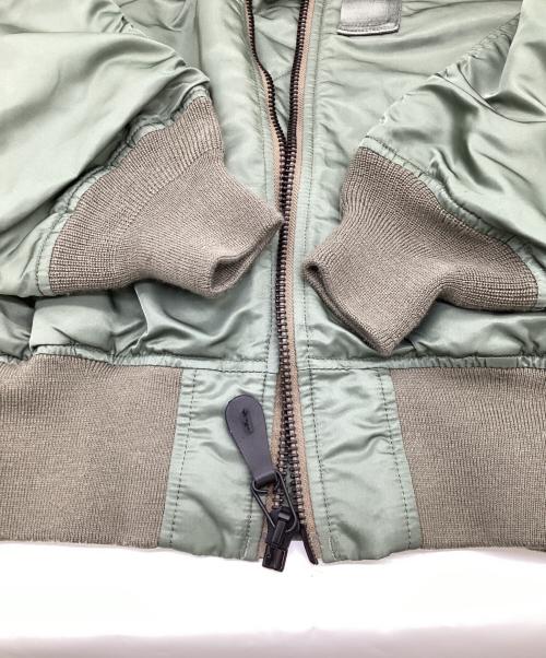 ALPHA（アルファ）ALPHA (アルファ) B-15D VINTAGE MODEL（CORE SPEC）フライトジャケット カーキ サイズ:Lの古着・服飾アイテム
