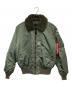 ALPHA（アルファ）の古着「B-15D VINTAGE MODEL（CORE SPEC）フライトジャケット」｜カーキ