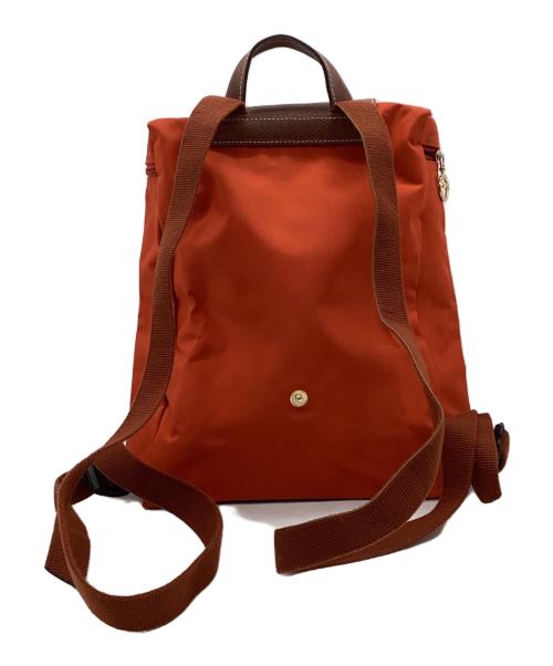 LONGCHAMP（ロンシャン）LONGCHAMP (ロンシャン) ルプリアージュ リュック オレンジの古着・服飾アイテム