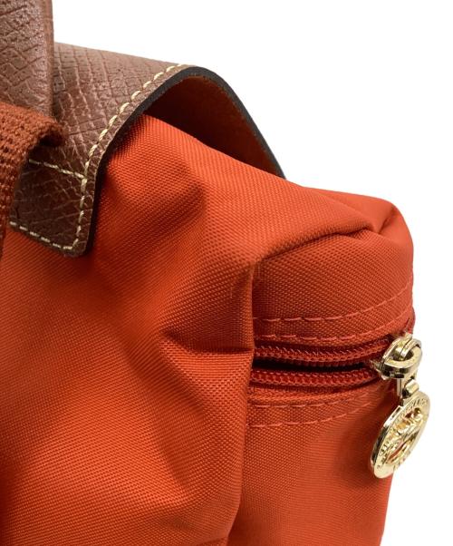 LONGCHAMP（ロンシャン）LONGCHAMP (ロンシャン) ルプリアージュ リュック オレンジの古着・服飾アイテム