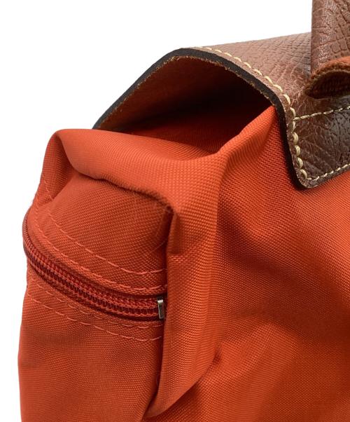 LONGCHAMP（ロンシャン）LONGCHAMP (ロンシャン) ルプリアージュ リュック オレンジの古着・服飾アイテム