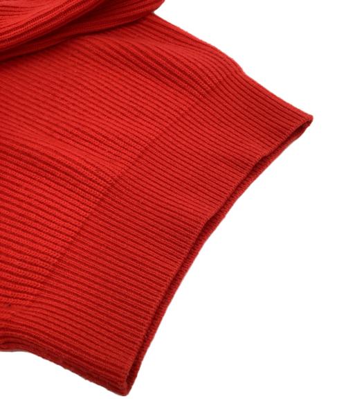 nagonstans（ナゴンスタンス）nagonstans (ナゴンスタンス) ウール カシミヤ クロップドニット レッド サイズ:38の古着・服飾アイテム
