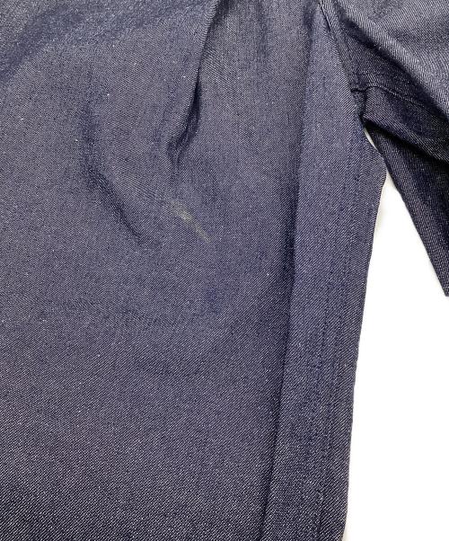 JOHN LAWRENCE SULLIVAN（ジョン ローレンス サリバン）JOHN LAWRENCE SULLIVAN (ジョン ローレンス サリバン) RIGID DENIM WIDE PANTS（リジット デニム ワイド パンツ） インディゴ サイズ:Mの古着・服飾アイテム