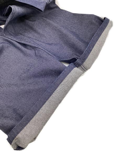 JOHN LAWRENCE SULLIVAN（ジョン ローレンス サリバン）JOHN LAWRENCE SULLIVAN (ジョン ローレンス サリバン) RIGID DENIM WIDE PANTS（リジット デニム ワイド パンツ） インディゴ サイズ:Mの古着・服飾アイテム