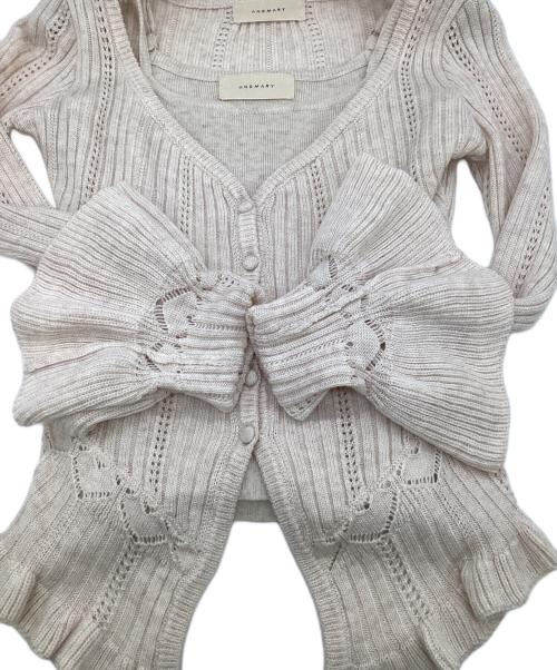 ANDMARY（アンドマリー）ANDMARY (アンドマリー) Heart crochet set up（ハート クロシェ セットアップ） アイボリー サイズ:Fの古着・服飾アイテム