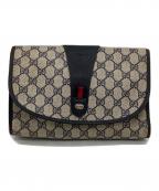 GUCCIグッチ）の古着「クラッチバッグ」｜ベージュ