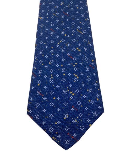 LOUIS VUITTON（ルイ ヴィトン）LOUIS VUITTON (ルイ ヴィトン) モノグラム ネクタイ ネイビー サイズ:-の古着・服飾アイテム
