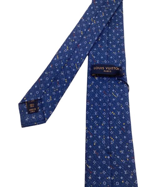LOUIS VUITTON（ルイ ヴィトン）LOUIS VUITTON (ルイ ヴィトン) モノグラム ネクタイ ネイビー サイズ:-の古着・服飾アイテム