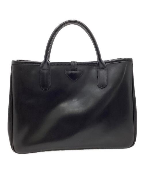 LONGCHAMP（ロンシャン）LONGCHAMP (ロンシャン) ハンドバッグ ブラックの古着・服飾アイテム