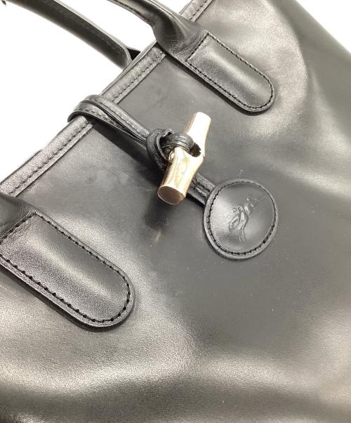 LONGCHAMP（ロンシャン）LONGCHAMP (ロンシャン) ハンドバッグ ブラックの古着・服飾アイテム