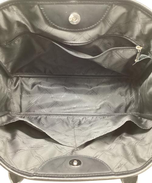 LONGCHAMP（ロンシャン）LONGCHAMP (ロンシャン) ハンドバッグ ブラックの古着・服飾アイテム