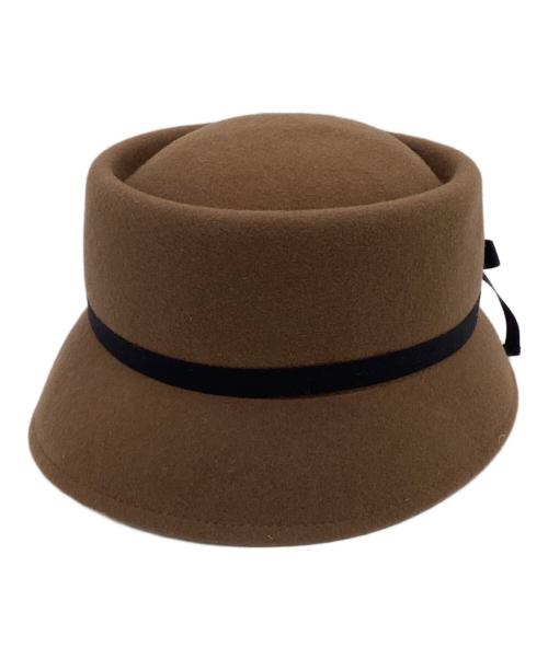 CA4LA（カシラ）CA4LA (カシラ) ウールフェルトハット ブラウン サイズ:ONESIZEの古着・服飾アイテム