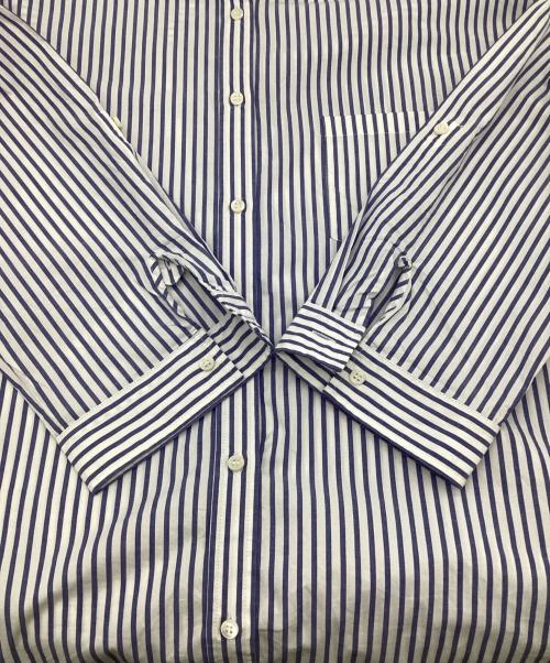 BRUNELLO CUCINELLI（ブルネロクチネリ）BRUNELLO CUCINELLI (ブルネロクチネリ) ストライプシャツ ブルー サイズ:XLの古着・服飾アイテム
