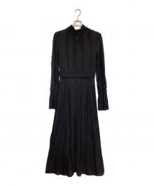 Ameri（アメリ）の古着「VINTAGE LIKE LACE DRESS（ヴィンテージ ライク レース ドレス）」｜ブラック