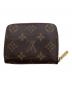 LOUIS VUITTON (ルイ ヴィトン) モノグラム ジッピー コインパース ブラウン：40000円