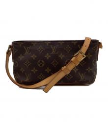 LOUIS VUITTON（ルイ ヴィトン）の古着「モノグラム トロター ショルダーポーチ」｜ブラウン