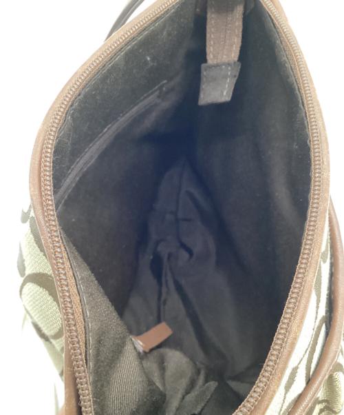 COACH（コーチ）COACH (コーチ) シグネチャー ショルダーバッグ ベージュの古着・服飾アイテム