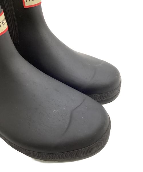 HUNTER（ハンター）HUNTER (ハンター) オリジナル チェルシー レインブーツ ブラック サイズ:UK5の古着・服飾アイテム
