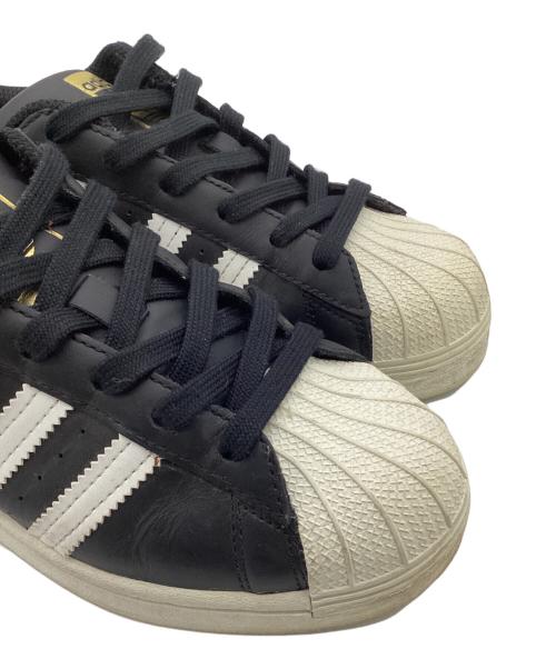 adidas（アディダス）adidas (アディダス) Superstar（スーパースター）スニーカー ブラック サイズ:22.5㎝の古着・服飾アイテム