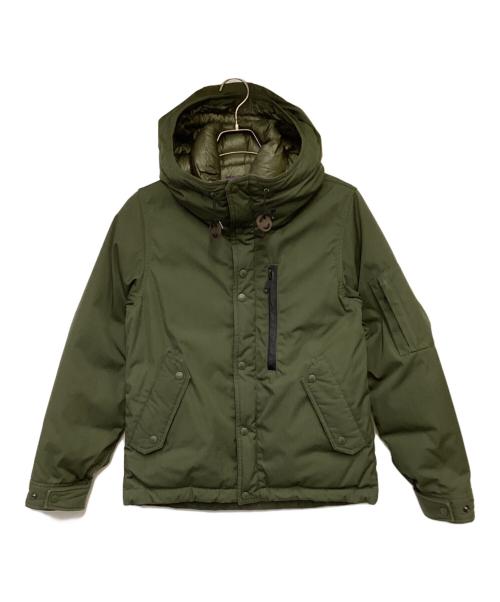 THE NORTH FACE PURPLE LABEL（ノースフェイスパープルレーベル）THE NORTH FACE PURPLE LABEL JOURNAL STANDARD (ジャーナルスタンダード) 別注 bayhead cloth down jacket（ベイヘッド クロス ダウン ジャケット） カーキ サイズ:Sの古着・服飾アイテム