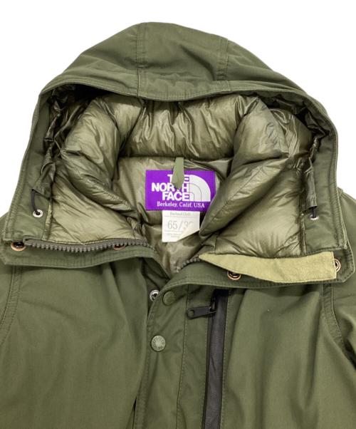 THE NORTH FACE PURPLE LABEL（ノースフェイスパープルレーベル）THE NORTH FACE PURPLE LABEL JOURNAL STANDARD (ジャーナルスタンダード) 別注 bayhead cloth down jacket（ベイヘッド クロス ダウン ジャケット） カーキ サイズ:Sの古着・服飾アイテム
