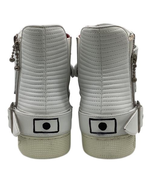 WHITE FLAG'S（ホワイトフラッグス）WHITE FLAG'S (ホワイトフラッグス) SO-Philip Rockstar Hand Painted スニーカー ホワイト サイズ:42の古着・服飾アイテム