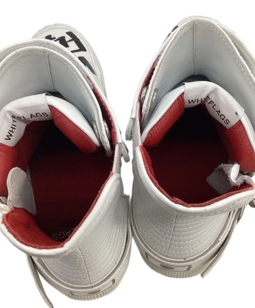 WHITE FLAG'S（ホワイトフラッグス）WHITE FLAG'S (ホワイトフラッグス) SO-Philip Rockstar Hand Painted スニーカー ホワイト サイズ:42の古着・服飾アイテム