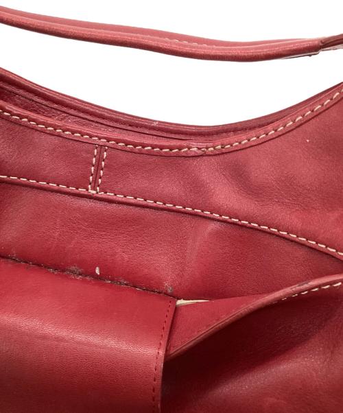 COLE HAAN（コールハーン）COLE HAAN (コールハーン) ショルダーバッグ レッドの古着・服飾アイテム