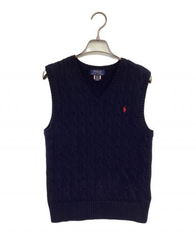 clane  ポロベスト 新品未使用 ブラック 完売品 中古・古着通販】POLO RALPH LAUREN (ポロ・ラルフローレン) コットン