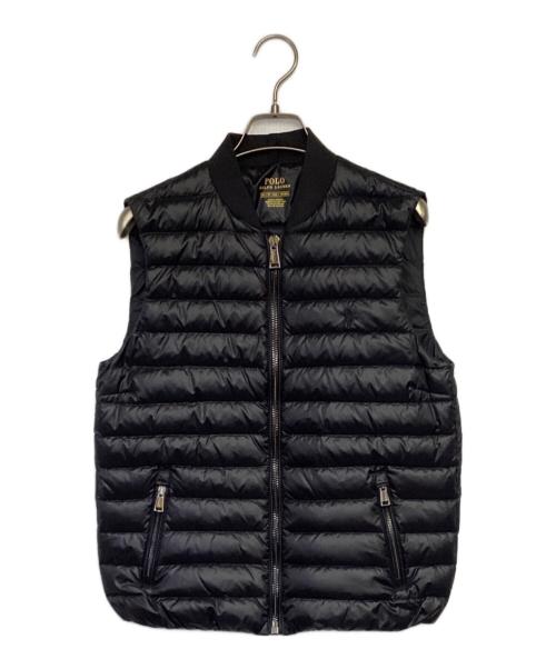 POLO RALPH LAUREN（ポロ・ラルフローレン）POLO RALPH LAUREN (ポロ・ラルフローレン) ダウンベスト ブラック サイズ:XS（実寸値要確認）の古着・服飾アイテム
