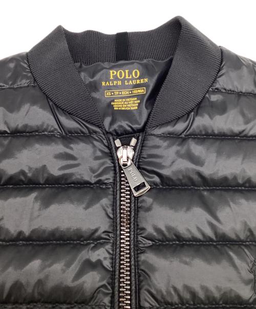 POLO RALPH LAUREN（ポロ・ラルフローレン）POLO RALPH LAUREN (ポロ・ラルフローレン) ダウンベスト ブラック サイズ:XS（実寸値要確認）の古着・服飾アイテム