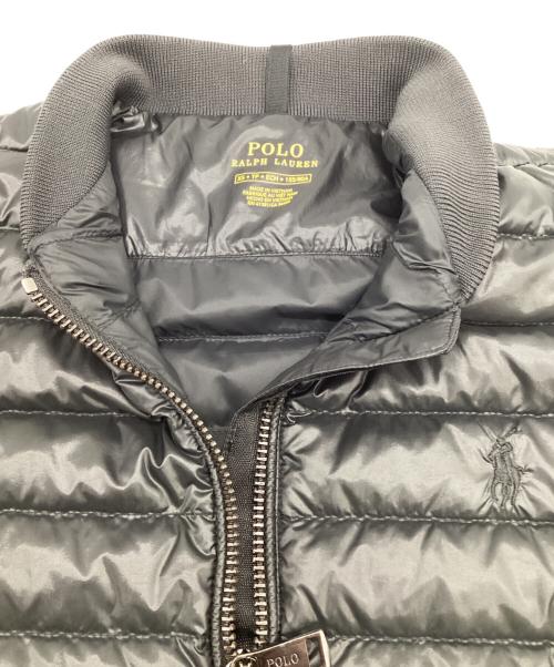 POLO RALPH LAUREN（ポロ・ラルフローレン）POLO RALPH LAUREN (ポロ・ラルフローレン) ダウンベスト ブラック サイズ:XS（実寸値要確認）の古着・服飾アイテム