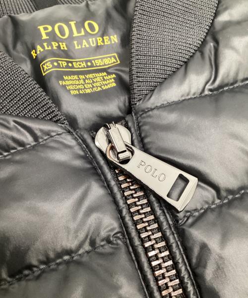 POLO RALPH LAUREN（ポロ・ラルフローレン）POLO RALPH LAUREN (ポロ・ラルフローレン) ダウンベスト ブラック サイズ:XS（実寸値要確認）の古着・服飾アイテム