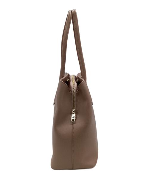 FURLA（フルラ）FURLA (フルラ) レザートートバッグ ピンクの古着・服飾アイテム