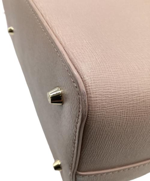 FURLA（フルラ）FURLA (フルラ) レザートートバッグ ピンクの古着・服飾アイテム