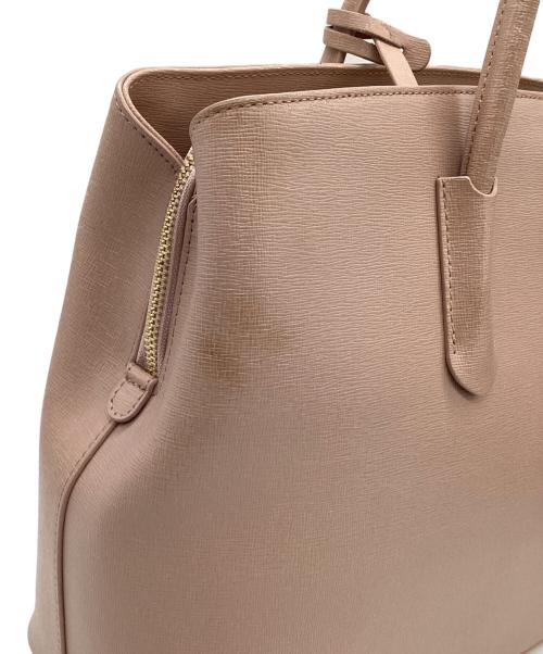 FURLA（フルラ）FURLA (フルラ) レザートートバッグ ピンクの古着・服飾アイテム