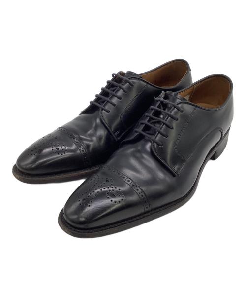 REGAL（リーガル）REGAL (リーガル) ストレートチップ メダリオン シューズ ブラック サイズ:24 1/2aの古着・服飾アイテム