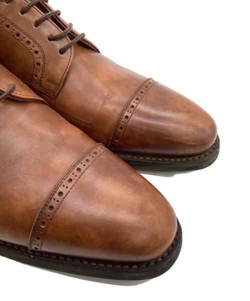 SCOTCH GRAIN（スコッチグレイン）SCOTCH GRAIN (スコッチグレイン) SHINE OR RAIN IV ストレートチップシューズ ブラウン サイズ:25Eの古着・服飾アイテム