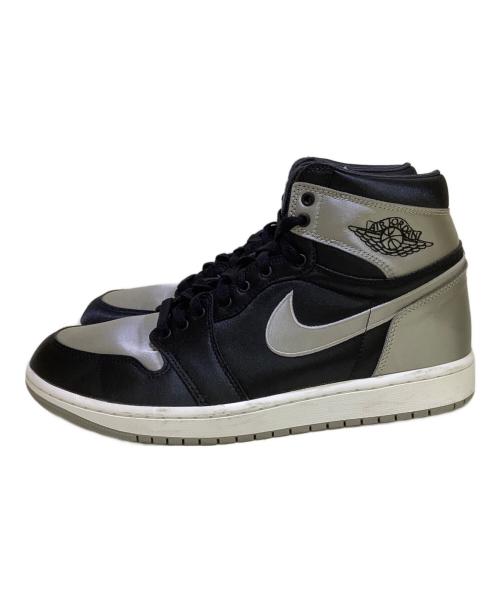 NIKE（ナイキ）NIKE (ナイキ) スニーカー　NIKE W AIR JORDAN 1 RETRO HIGH OG グレー×ブラック サイズ:28cmの古着・服飾アイテム