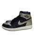 NIKE (ナイキ) スニーカー　NIKE W AIR JORDAN 1 RETRO HIGH OG グレー×ブラック サイズ:28cm：8000円
