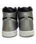中古・古着 NIKE (ナイキ) スニーカー　NIKE W AIR JORDAN 1 RETRO HIGH OG グレー×ブラック サイズ:28cm：8000円