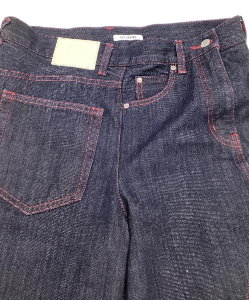 SLY JEANS（スライ ジーンズ）SLY JEANS (スライ ジーンズ) BACK TO FRONT DENIM パンツ インディゴ サイズ:2の古着・服飾アイテム