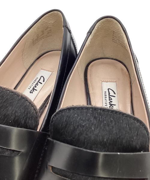 CLARKS（クラークス）CLARKS (クラークス) NARRATIVE（ナラティブ）ローファー ブラック サイズ:24㎝の古着・服飾アイテム