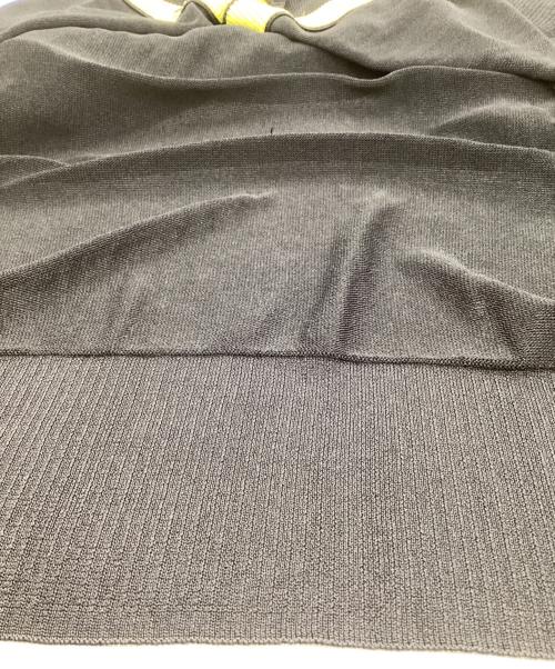 DIESEL（ディーゼル）DIESEL (ディーゼル) 薄手カーディガン ブラック×イエロー サイズ:XSの古着・服飾アイテム